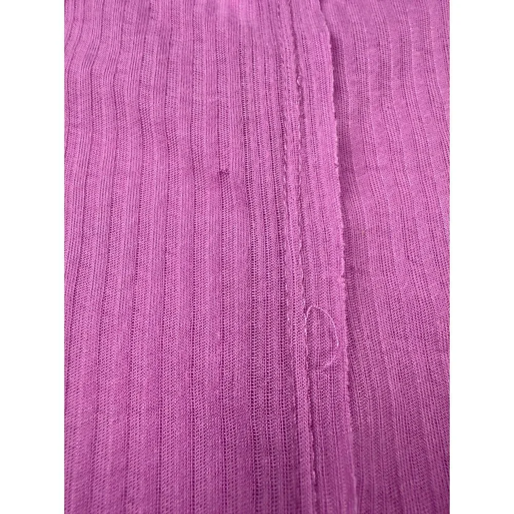 We The Free Free People Pink Ribbed Top Size XS Boho Basic